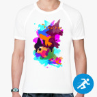 Мужская спортивная футболка