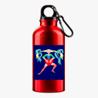 Металлическая бутылка 400 мл UV-DTF