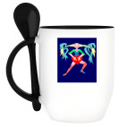 Кружка с ложкой