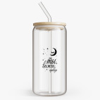 Банка с бамбуковой крышкой