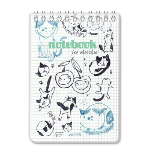 Блокнот с принтом Блокнот для набросков