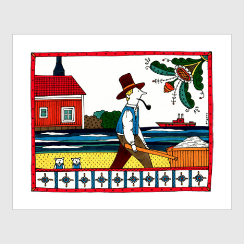 Постер с принтом Kurbits