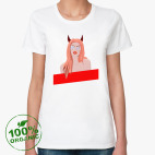 Женская футболка органик