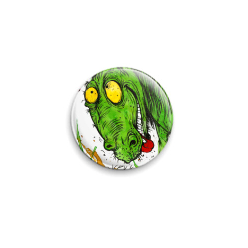 Значок 25мм с принтом Осел