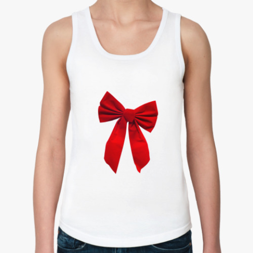 Женская майка Красный бант