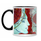 Кружка двухцветная