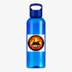 Прозрачная спортивная бутылка