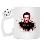 Кружка с футбольным мячиком