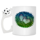 Кружка с футбольным мячиком