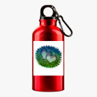 Металлическая бутылка 400 мл UV-DTF