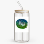 Банка с бамбуковой крышкой