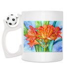 Кружка с футбольным мячиком