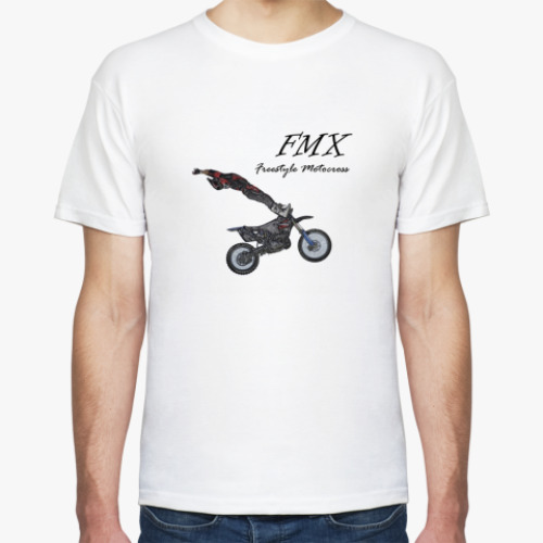 Футболка с принтом Мотофристайл