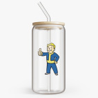 Банка с бамбуковой крышкой