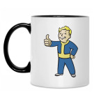 Кружка двухцветная