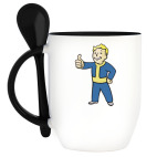 Кружка с ложкой