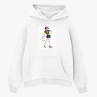 Толстовка худи оверсайз