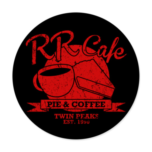 Виниловые наклейки с принтом Сериал Твин Пикс Twin Peaks