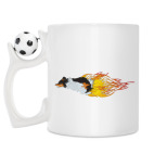 Кружка с футбольным мячиком
