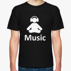 Классическая футболка Music