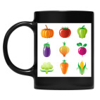 Кружка цветная UV-DTF