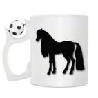 Кружка с футбольным мячиком