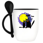 Кружка с ложкой