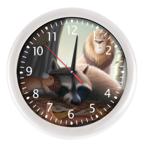 Настенные часы Похищение спящего енота