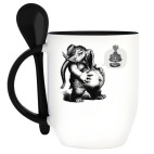 Кружка с ложкой