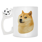 Кружка с футбольным мячиком