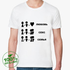 Мужская футболка органик