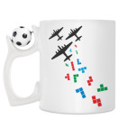 Кружка с футбольным мячиком