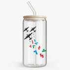 Банка с бамбуковой крышкой