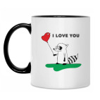 Кружка двухцветная