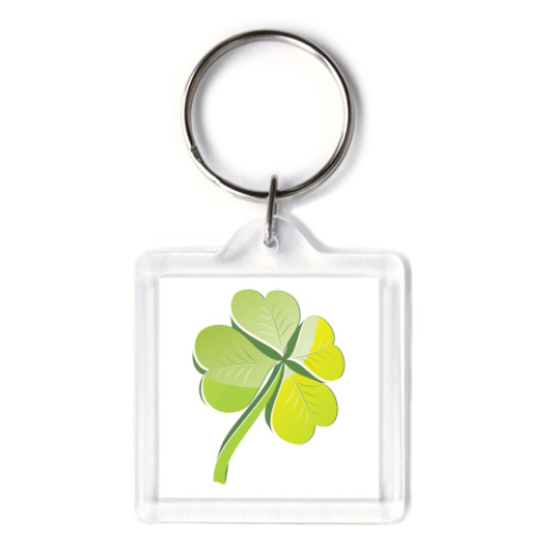 Брелок с принтом  Клевер Эко