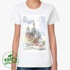 Женская футболка органик