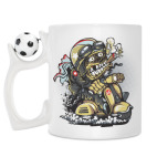 Кружка с футбольным мячиком