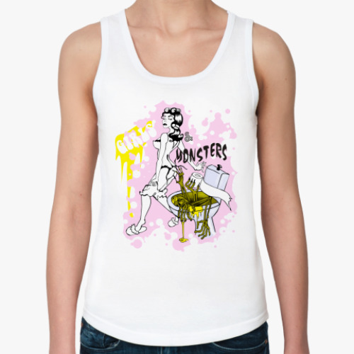 Женская майка с принтом Girls&Monsters