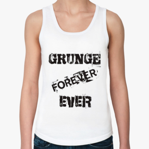 Женская майка Grunge forever