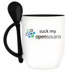 Кружка с ложкой