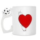 Кружка с футбольным мячиком