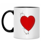 Кружка двухцветная