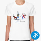 Женская спортивная футболка