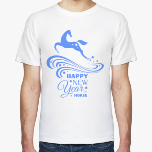 Футболка с принтом Год лошади 2014