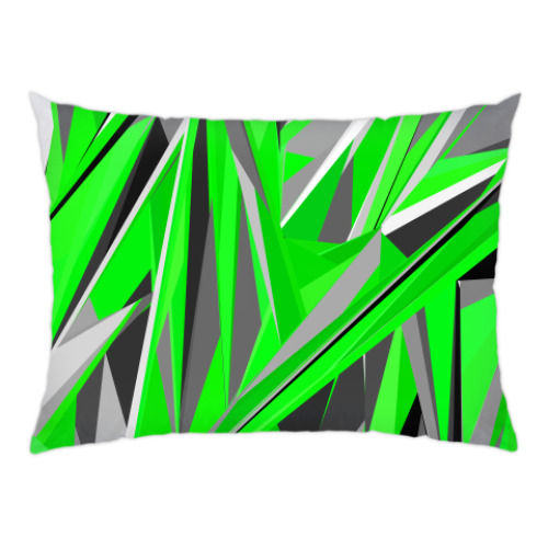 Подушка с принтом Геометрия цвета арт