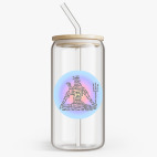 Банка с бамбуковой крышкой