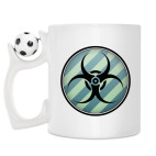 Кружка с футбольным мячиком