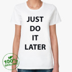 Женская футболка органик