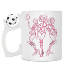 Кружка с футбольным мячиком