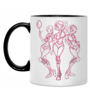 Кружка двухцветная